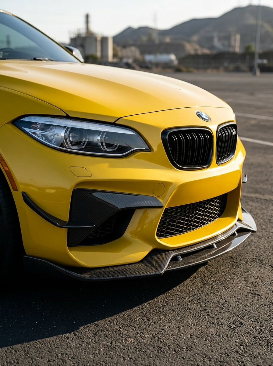 BMW 2 Series F87 M2/M2C K2 Carbon Fiber Front Lip (2016 - 2019)