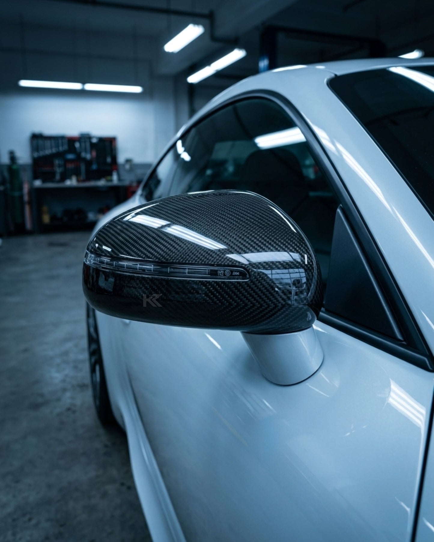 2008–2014 Audi R8 / 2008–2012 Audi TT Side Wing Mirror Covers – Carbon Fiber