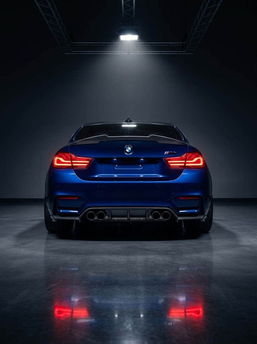BMW 4 Series F82 M4 PSM Style Carbon Fiber Trunk Spoiler (2014 - 2020)