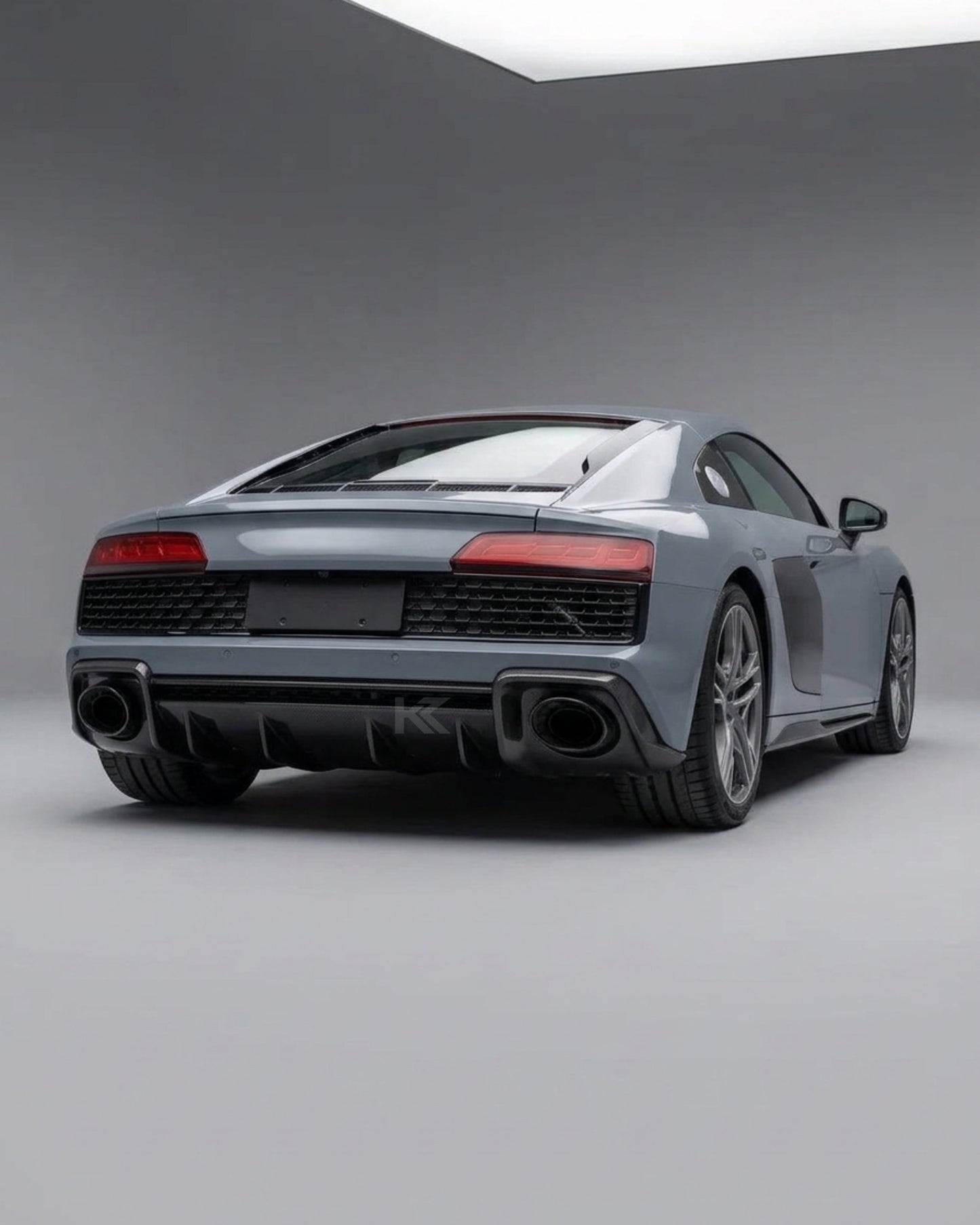 2019–2023 Audi R8 V10 Coupe Rear Bumper Diffuser Lip – Prepreg Dry Carbon Fiber