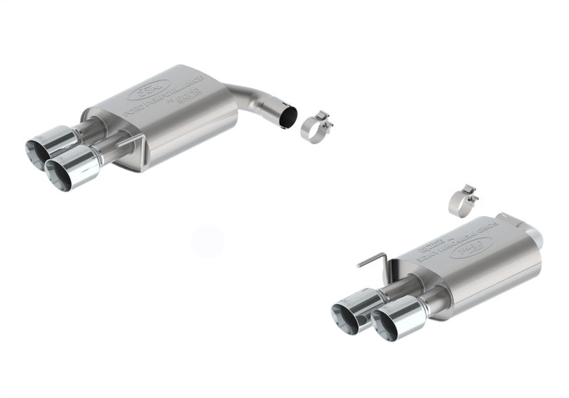 Ford Racing 2024 Mustang 2.3L Touring Non-Active Axle-Back w/GT Valance - Chrome Tip M-5230-M2TCV