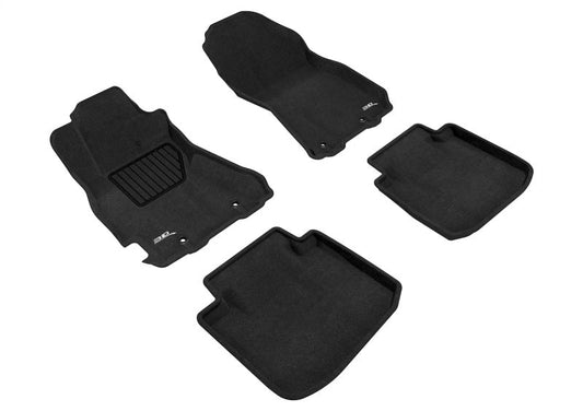 3D MAXpider 15-19 Subaru Legacy/ Outback Elegant 1st 2nd Row - Floor Mat Set (Black) L1SB01304709