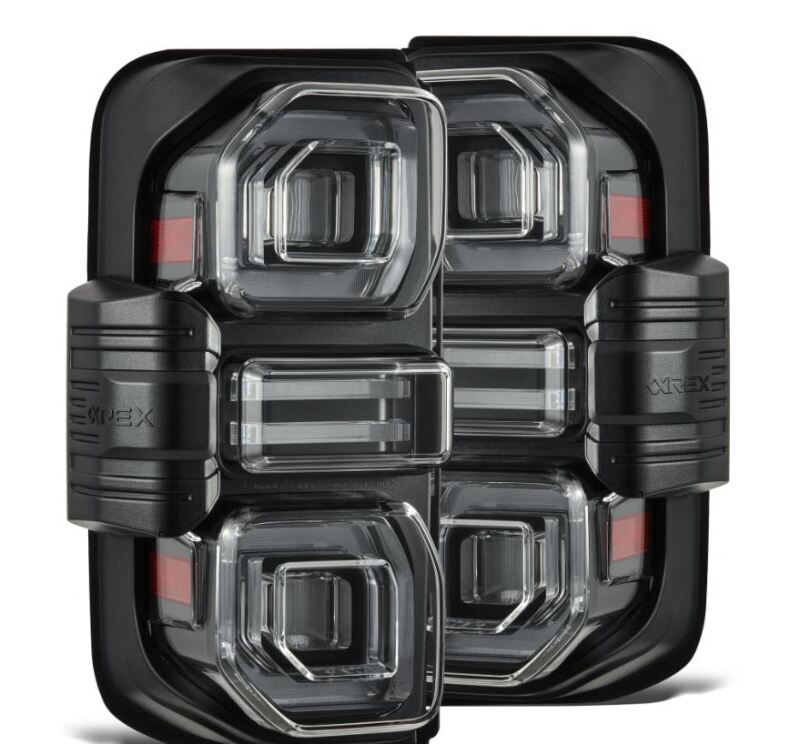 AlphaRex 21-24 Ford Bronco (Excl. Raptor) Nova-Series LED Tail Lights - Black 659010 *Discontinued