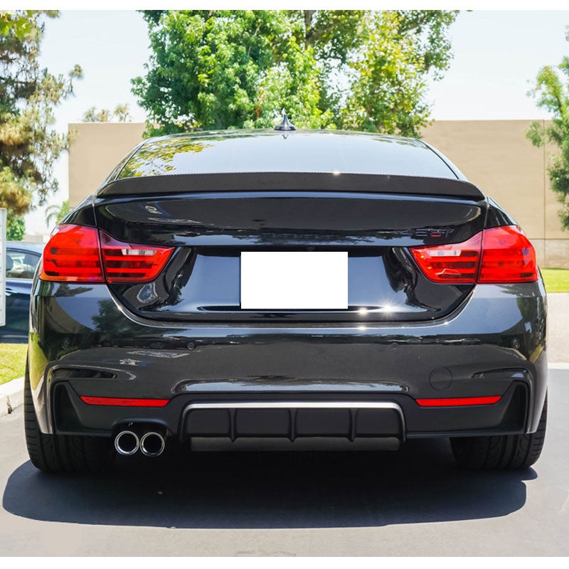 2014-2020 BMW F32 F33 xDrive MP Single Dual Exhaust Rear Bumper