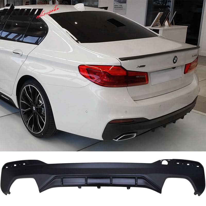 2017-2020 BMW G30 MP Style Front Lip & Side Sill & Type1 Diffuser
