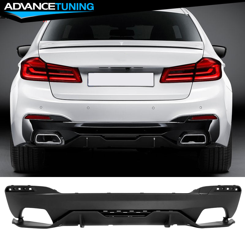2017-2022 BMW G30 5 Series MP Style Type 2 Rear Bumper Diffuser PP
