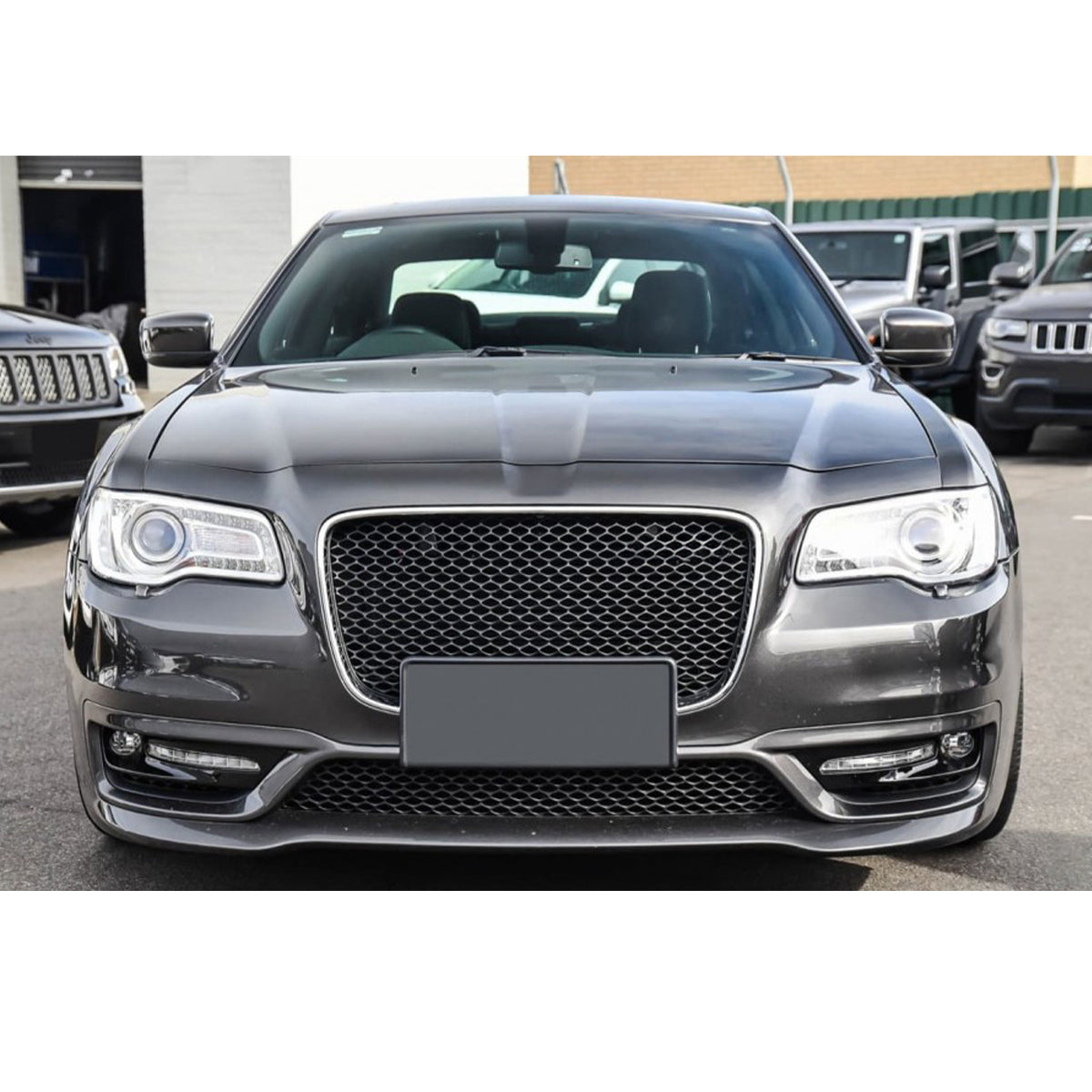 2015-2023 Chrysler 300 S Model Front Bumper Cover+Grill No Sensor Hole