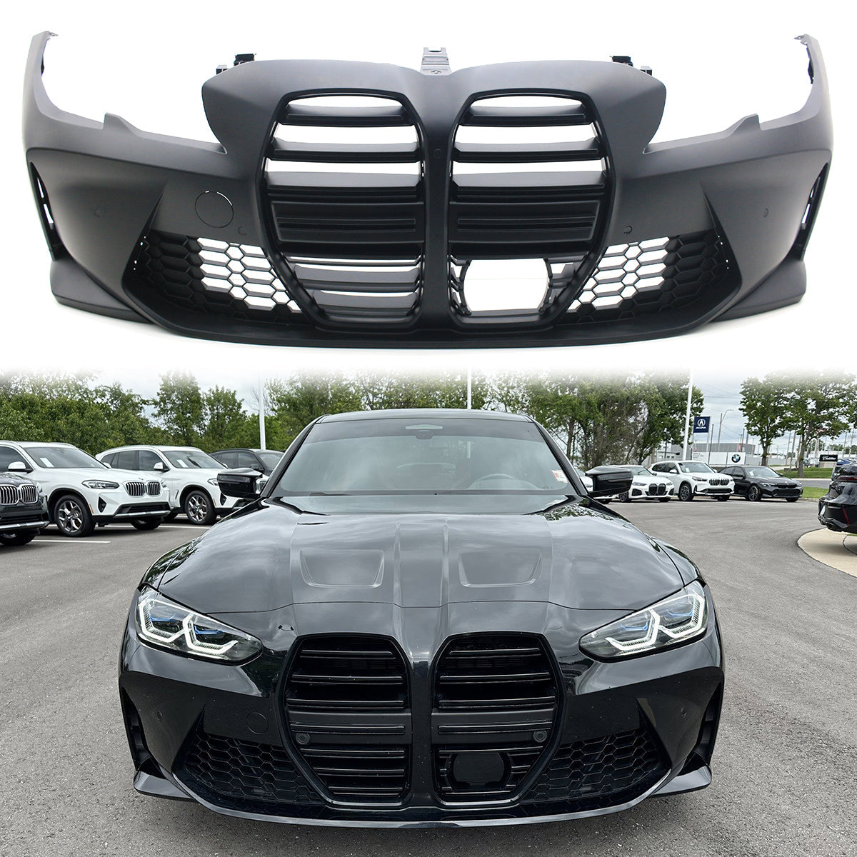 2019-2023 BMW 3 Series G20 M3 Style Front Bumper Cover Conversion Set