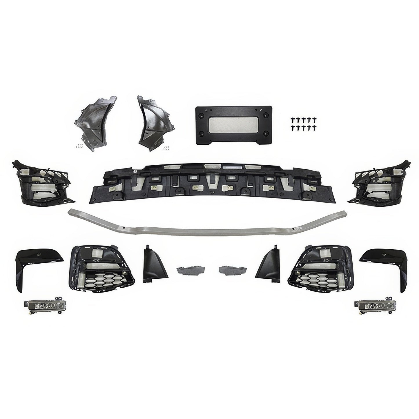 2019-2022 BMW 3 Series G20 Sedan M-Tech Style Black Front Bumper Cover