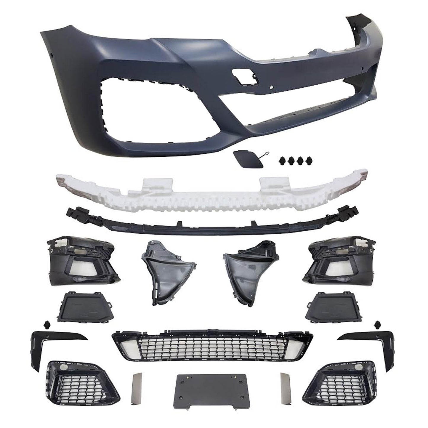 2021-2023 BMW G30 M550 Style M Sport Front Bumper Cover Conversion