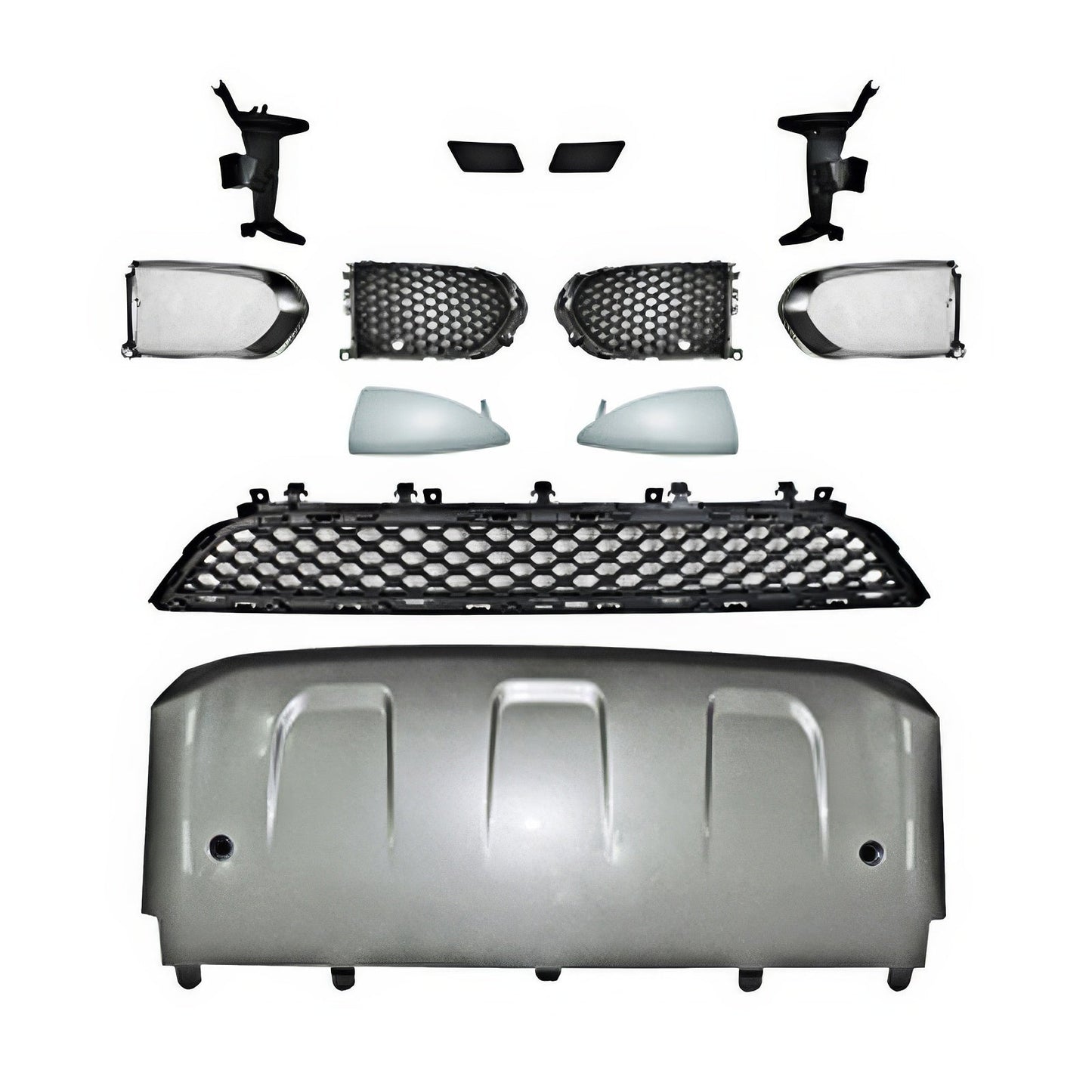 2017-2020 Jaguar F-Pace S Style PP Front Bumper Cover With Grille