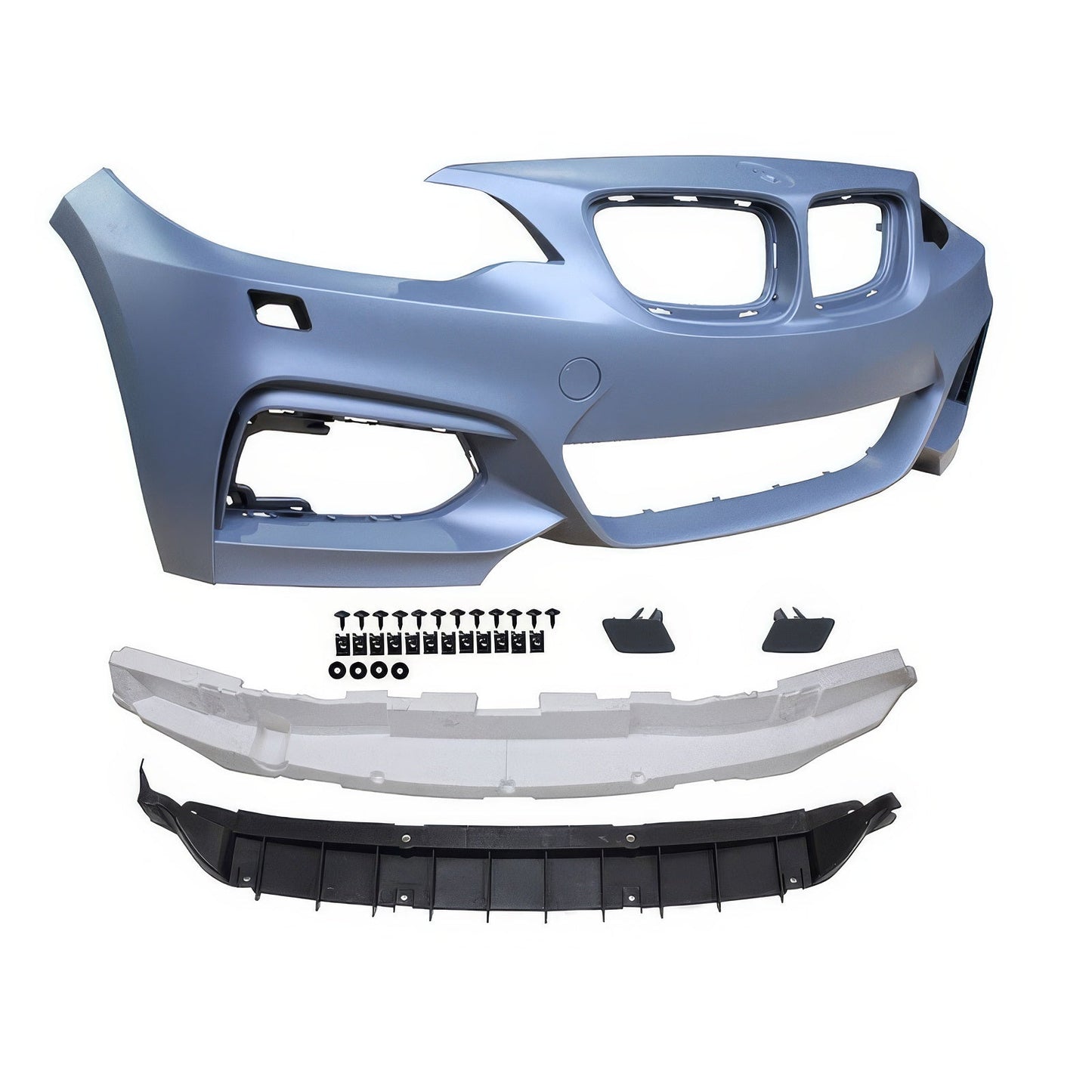 2014-2021 BMW F22 F23 M Sport Style Front Bumper Cover W/ Fog Lights