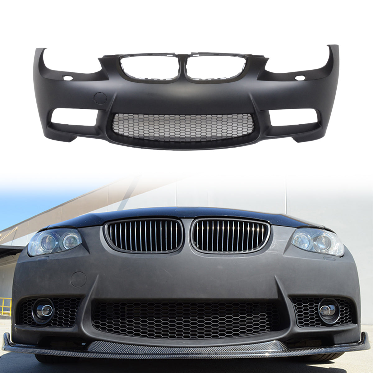 Fits 07-10 BMW E92 E93 M3 Front Bumper With Air Duct