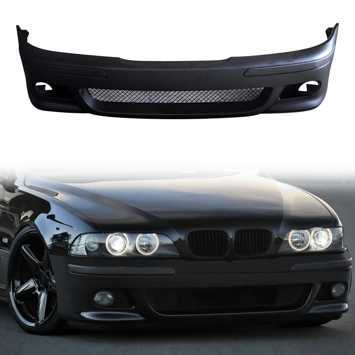 1997-2003 BMW E39 5 Series M5 Style Front Bumper Cover Conversion PP