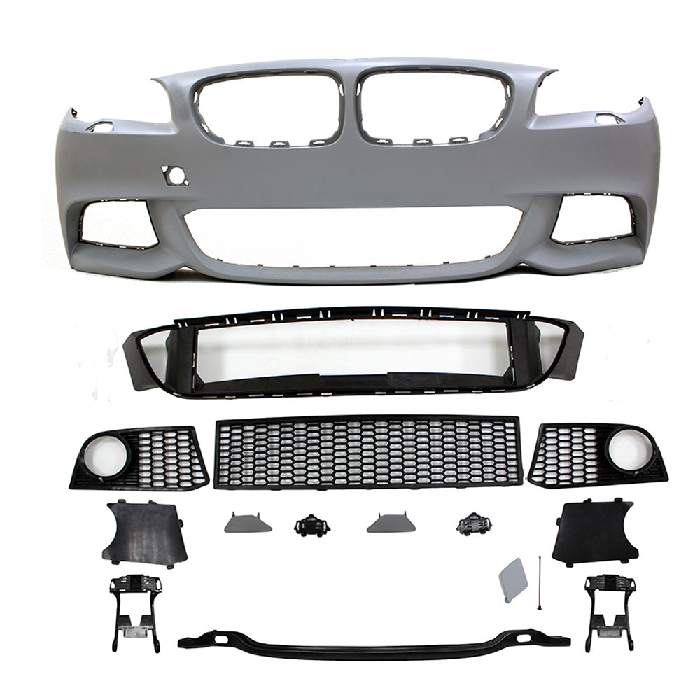 Fits 11-16 5-Series F10 M-T Msport Front Bumper Fog Cover Conversion