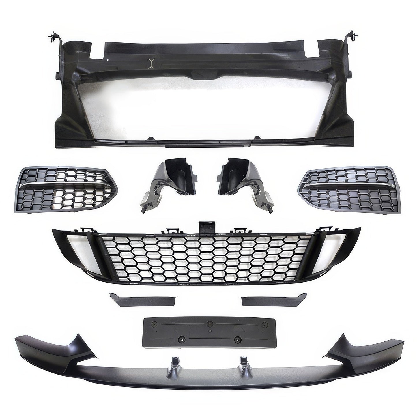 Fits 11-16 5-Series F10 M-T Msport Front Bumper Fog Cover Conversion