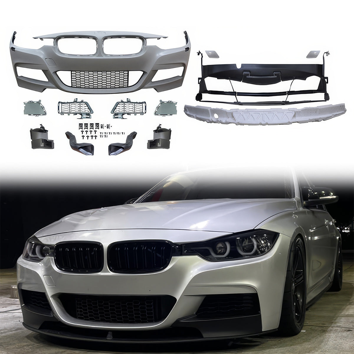 Fits 12-18 BMW F30 M-T Front Bumper PP