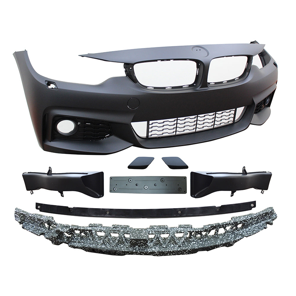 Fits 14-20 F32 F36 4 Series Coupe Convertible M-T M Sport Front Bumper