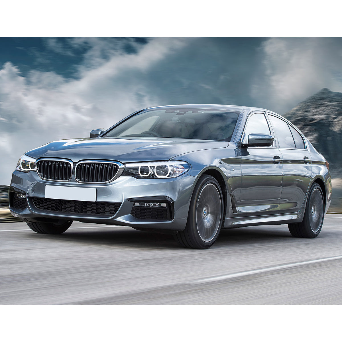 Fits 17-20 BMW G30 MT Front Bumper Fog Cover Grille - PP