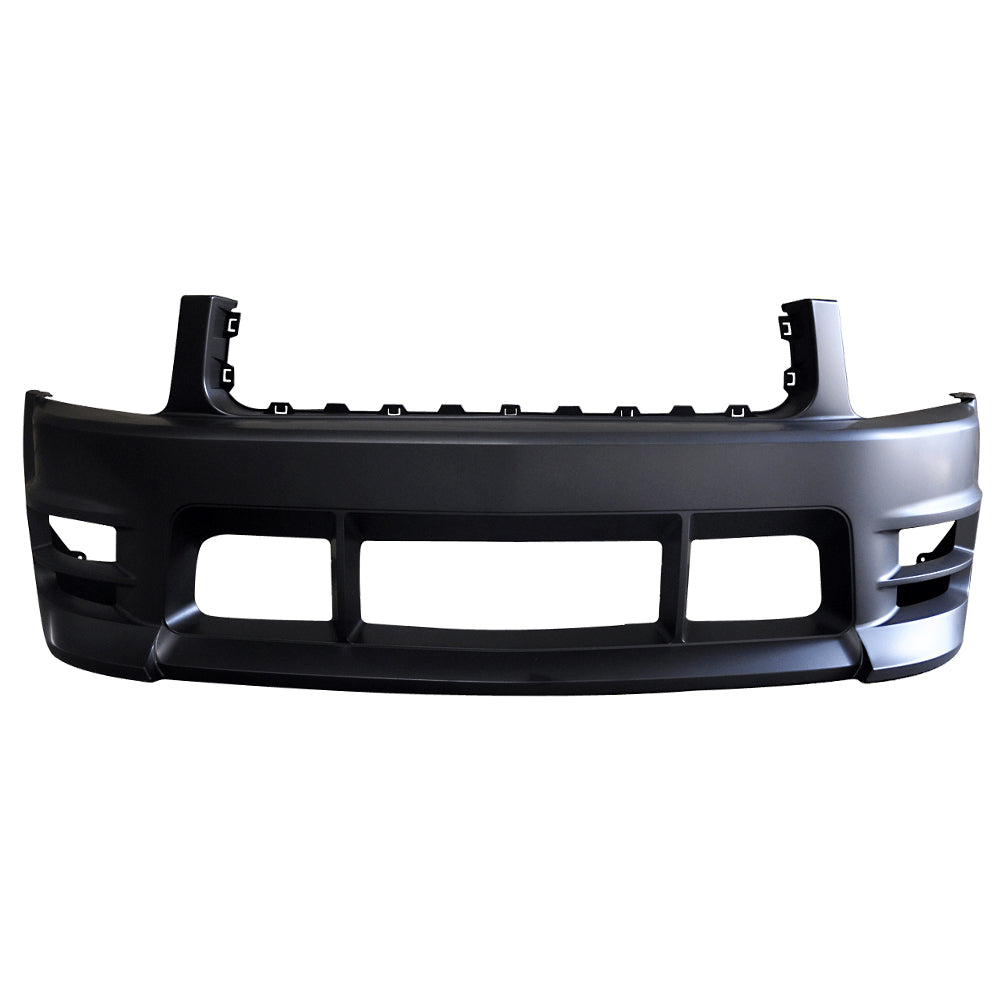 2005-2009 Ford Mustang V6 Racer Style Unpainted Front Bumper Cover PP