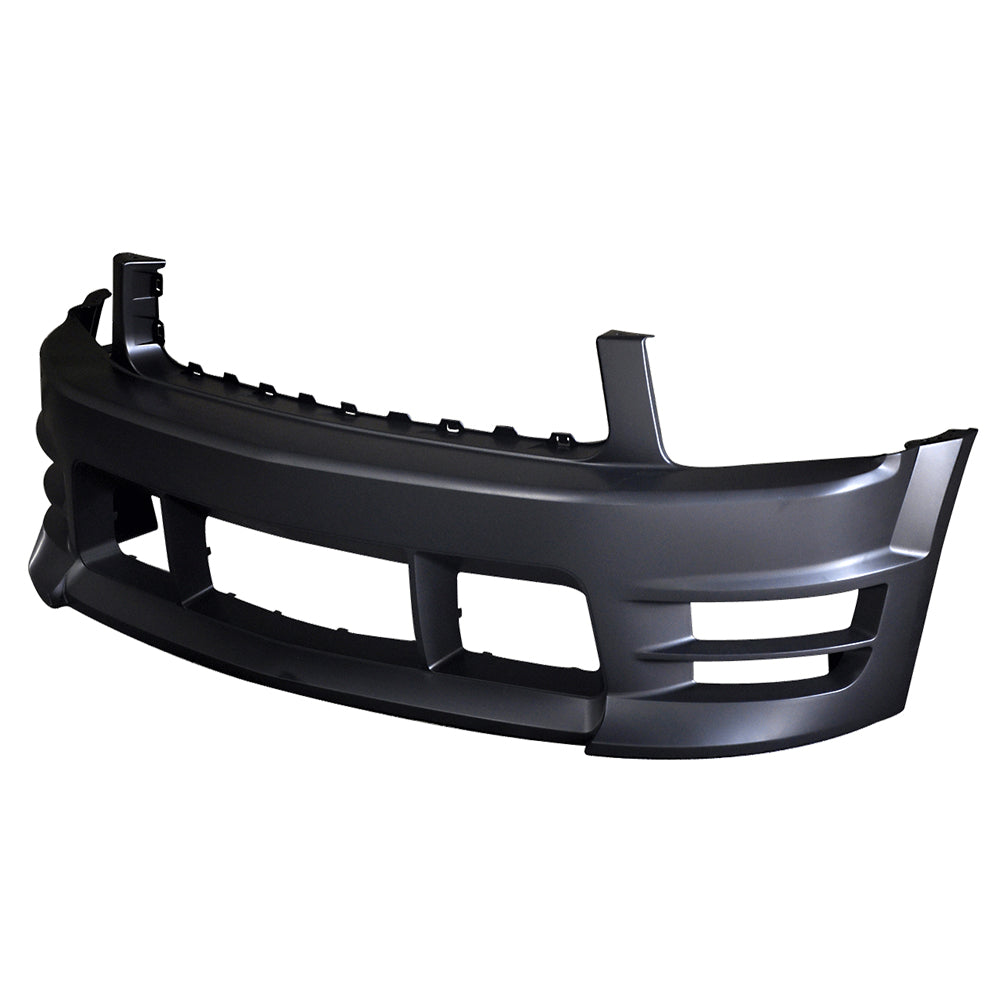 2005-2009 Ford Mustang V6 Racer Style Unpainted Front Bumper Cover PP