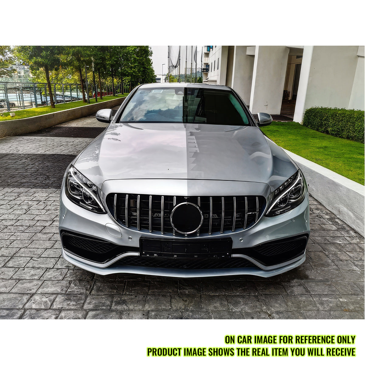 Fits 15-18 Benz W205 C-Class C63 PP Front Bumper Kit