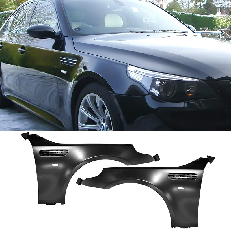2004-2010 E60 5 Series 4dr Wagon M5 Style Metal Fender with Side Vent