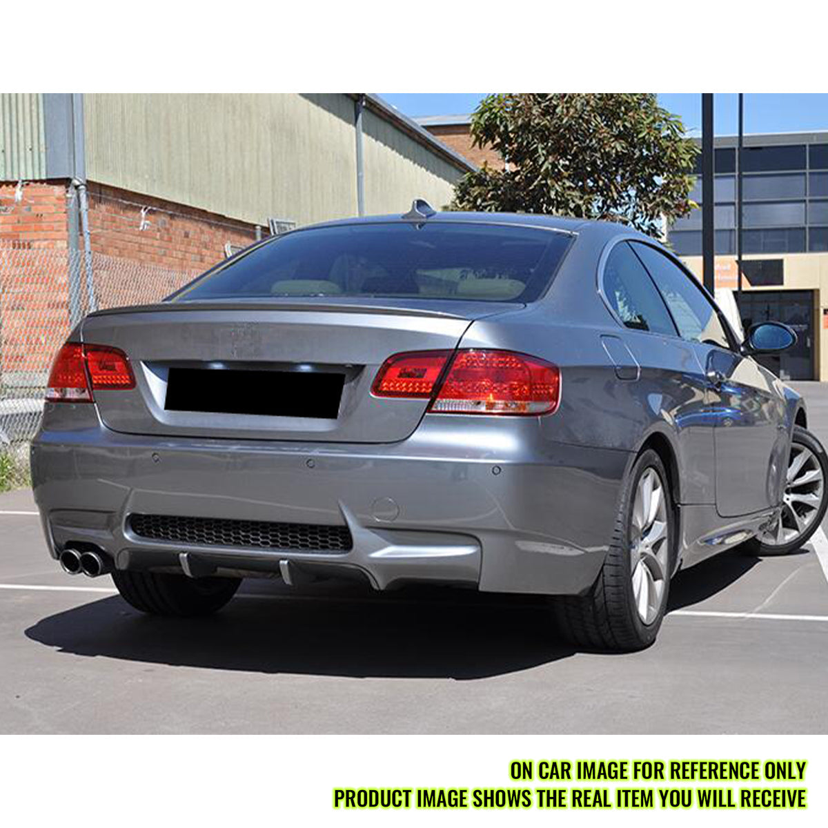 2007-2013 BMW E92 E93 M3 Style Single Exhaust Rear Bumper Cover
