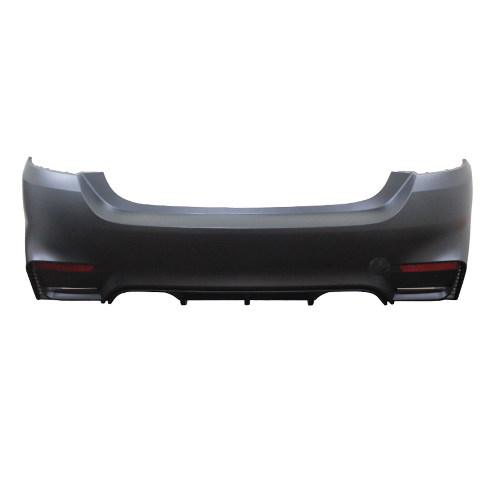 2014-2020 BMW 4 F32 M4 Style 2 Tips Outlet Rear Bumper Conversion