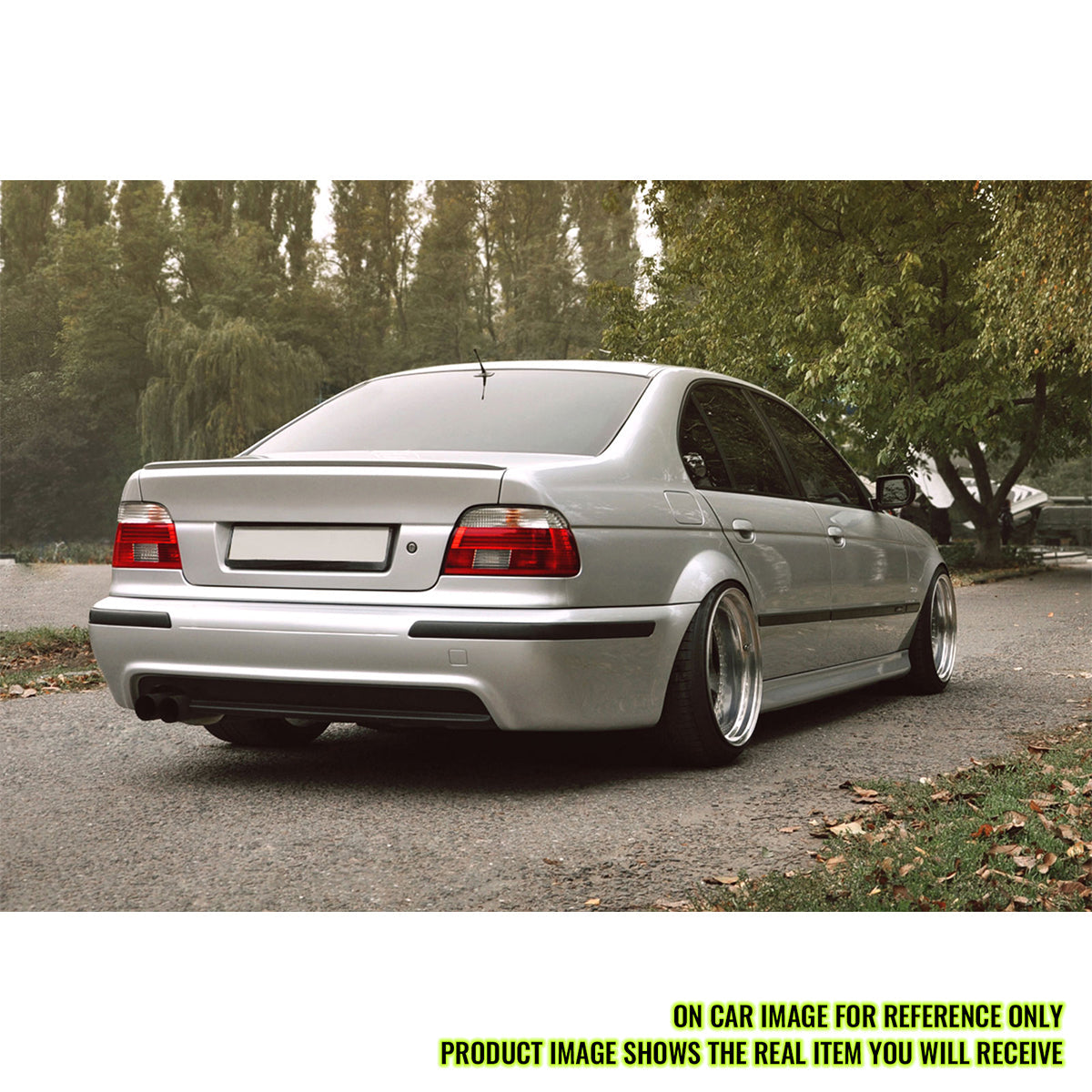 1997-2003 BMW E39 5-Series Unpainted Twin M5 Style Rear Bumper Cover