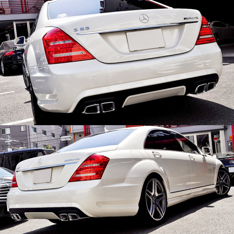 2007-2013 Benz W221 S-class AMG Style Rear Bumper Cover Diffuser PP