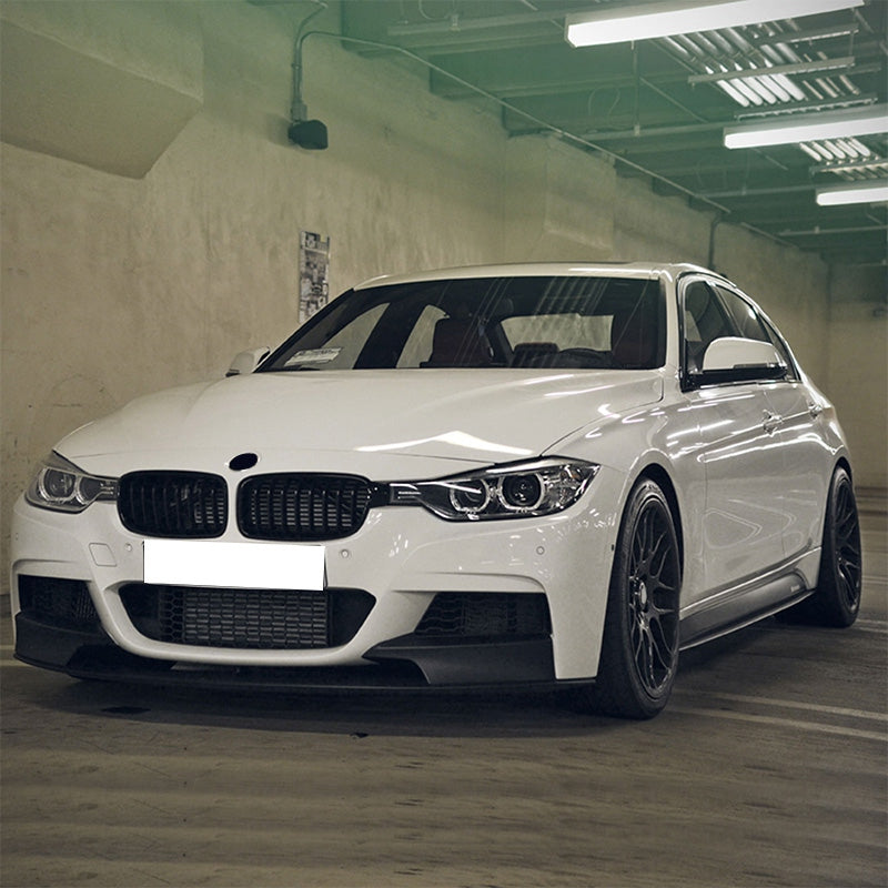 2012-2018 BMW F30 3-Series M-T M-Sport Black Side Skirts Splitter PP