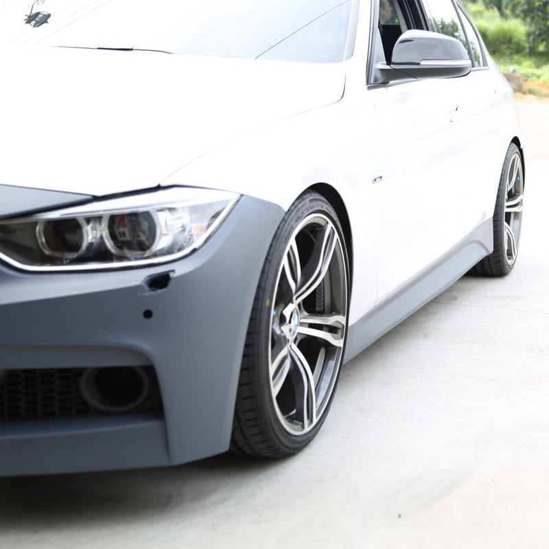 2012-2018 BMW F30 3-Series M-Tech Style Unpainted Side Skirts PP Pair