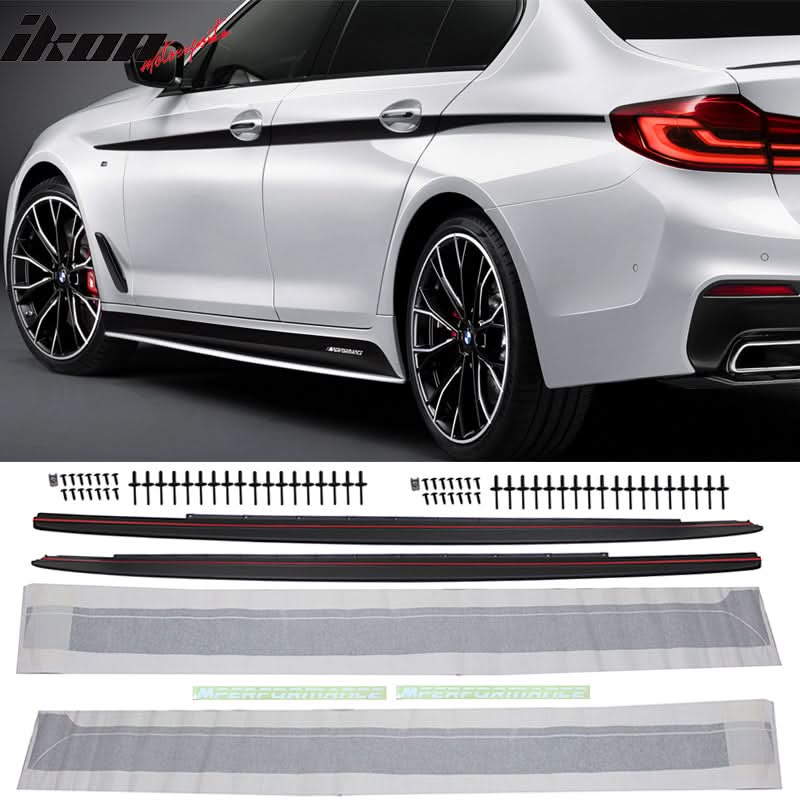 2017-2020 BMW G30 MP Style Front Lip & Side Sill & Type1 Diffuser