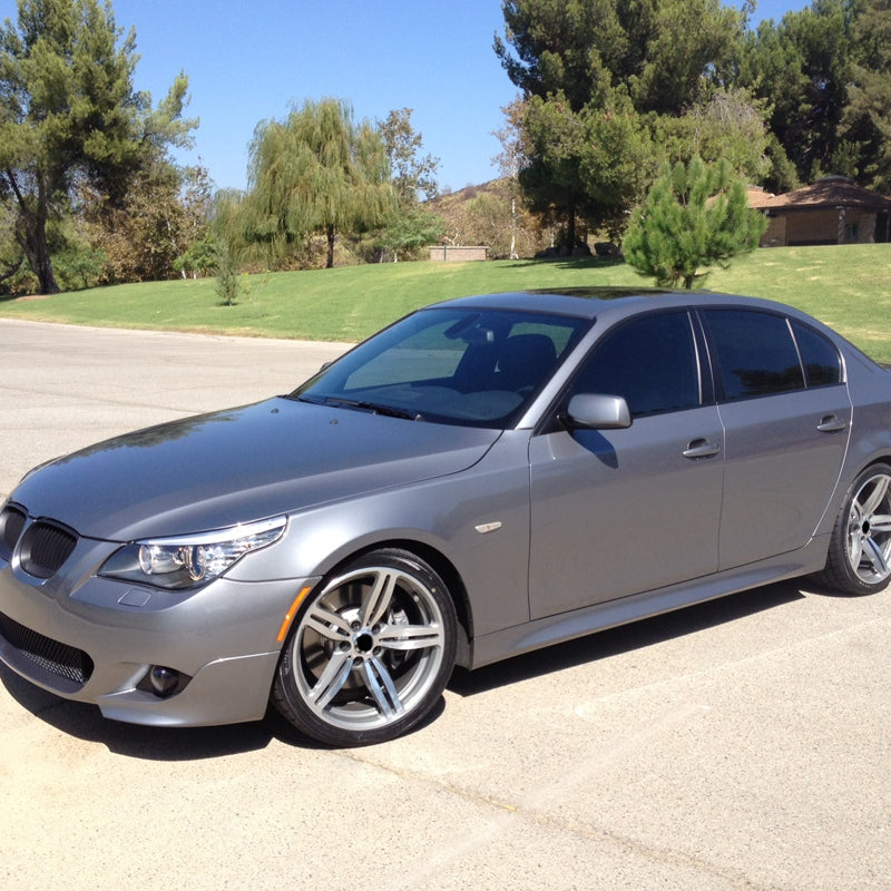 2004-2010 BMW E60 E61 M5 Style Unpainted Black Side Skirts Panels PP