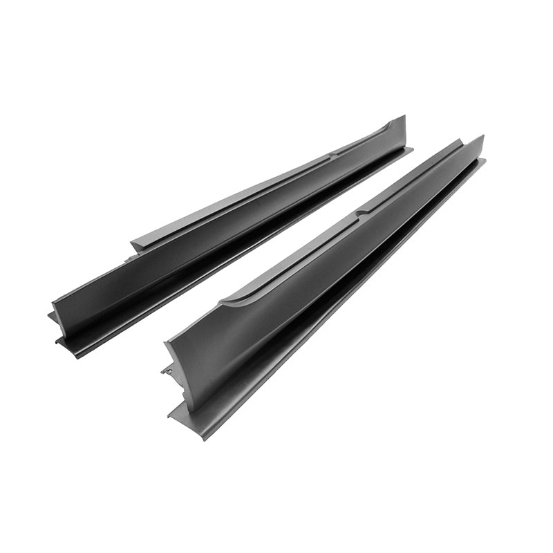2004-2010 BMW E60 E61 M5 Style Unpainted Black Side Skirts Panels PP