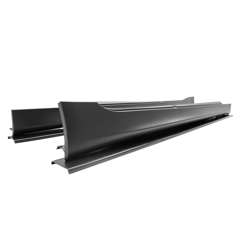 2004-2010 BMW E60 E61 M5 Style Unpainted Black Side Skirts Panels PP