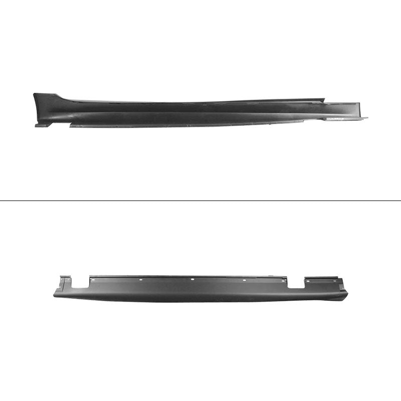 2004-2010 BMW E60 E61 M5 Style Unpainted Black Side Skirts Panels PP