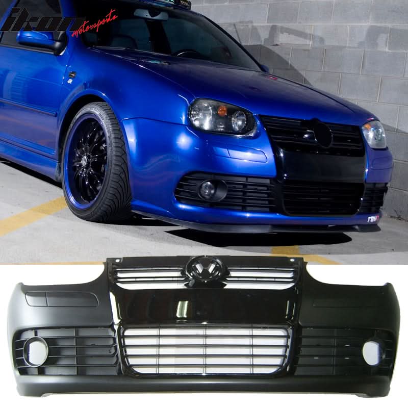 1999-2004 VW Golf MK4 R32 Style Front Bumper w/ Foglight Lamp