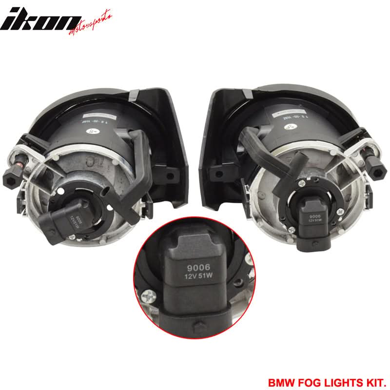Fits 99-06 BMW E46 2Dr M3 PP Front Bumper + Fog Light Cover + Fog Lamp
