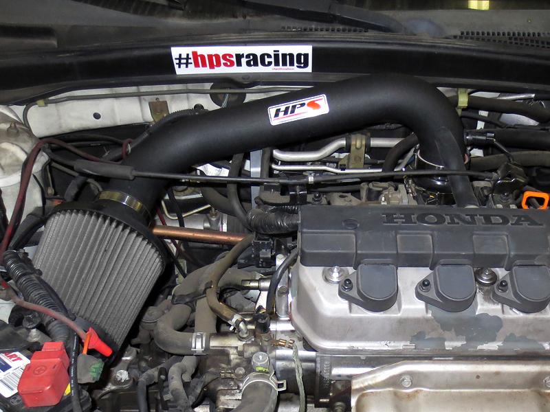 HPS Shortram Air Intake Kit 2004-2005 Honda Civic Value Package 1.7L, Black