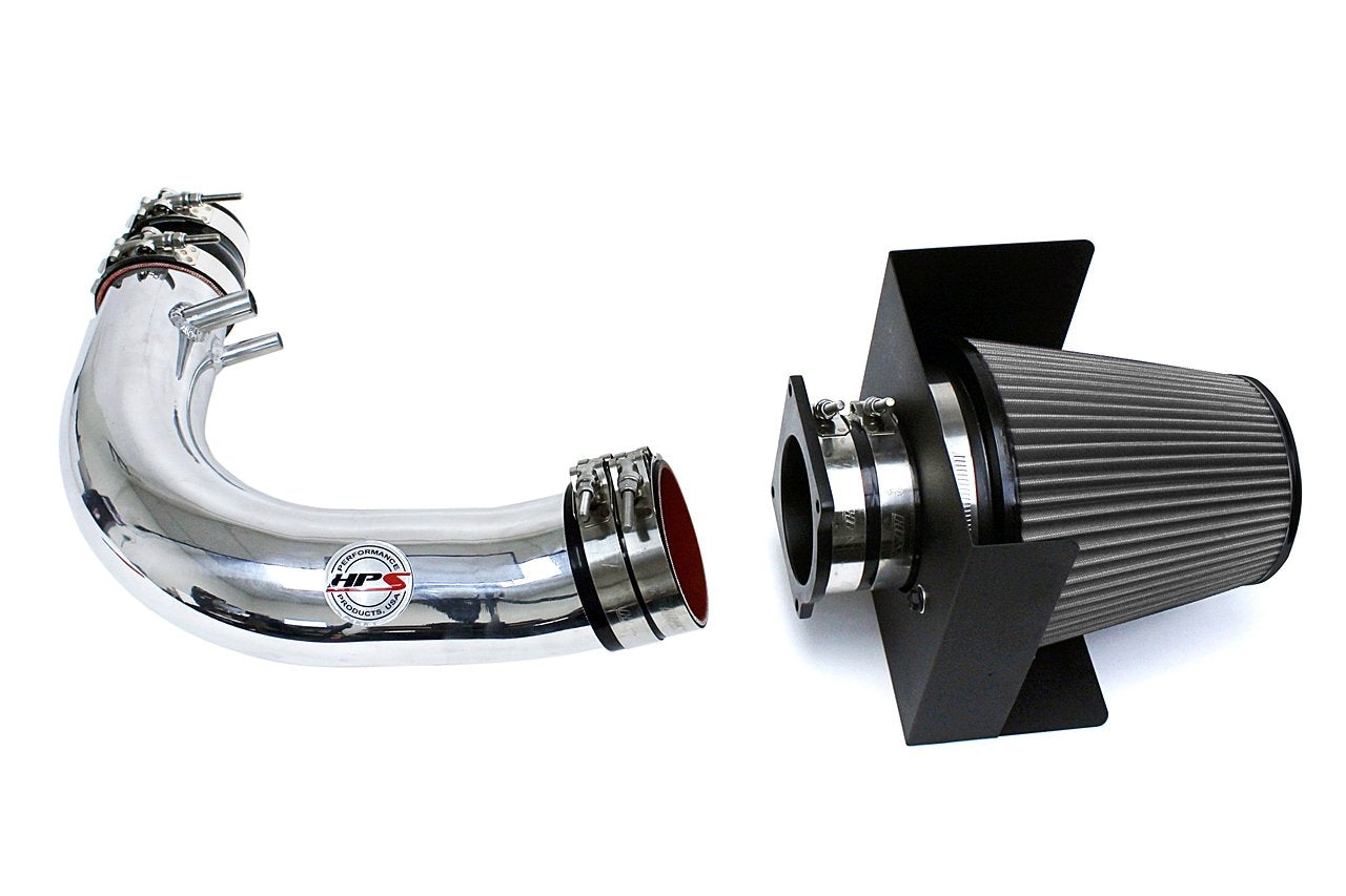 HPS Performance HPS Shortram Air Intake Kit 2001-2003 Ford Lobo 5.4L V8, Includes Heat Shield, 827-540