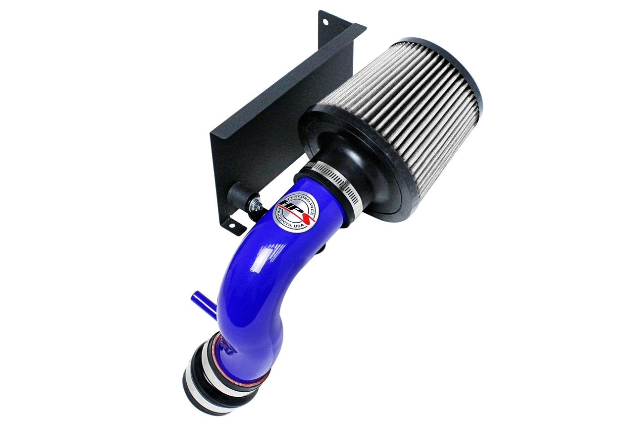 HPS Shortram Air Intake Kit 2006 Mini Cooper S 1.6L Supercharged with Manual Trans., Includes Heat Shield, Blue