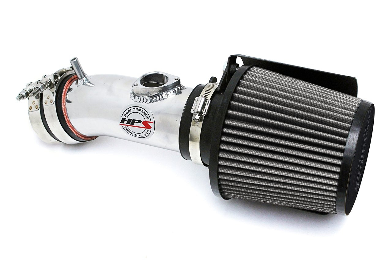 HPS Performance HPS Shortram Air Intake Kit 2014-2017 Mazda Mazda6 2.5L Skyactiv, Includes Heat Shield, 827-547