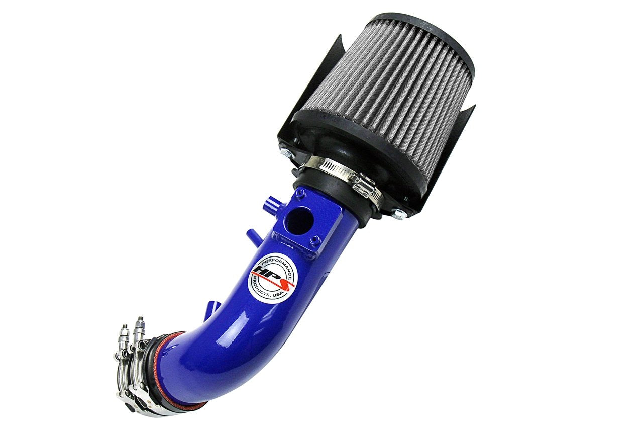 HPS Shortram Air Intake Kit 2007-2009 Honda CR-V 2.4L, Includes Heat Shield, Blue