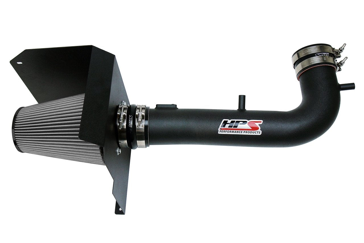 HPS Performance Air Intake Kit 2014-2019 GMC Sierra 1500 5.3L V8, Includes Heat Shield, 827-603