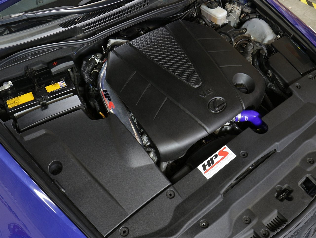 HPS Performance Products HPS Shortram Air Intake Kit 2014-2020 Lexus IS350 3.5L V6 (Except Convertible), Includes Heat Shield, 827-623