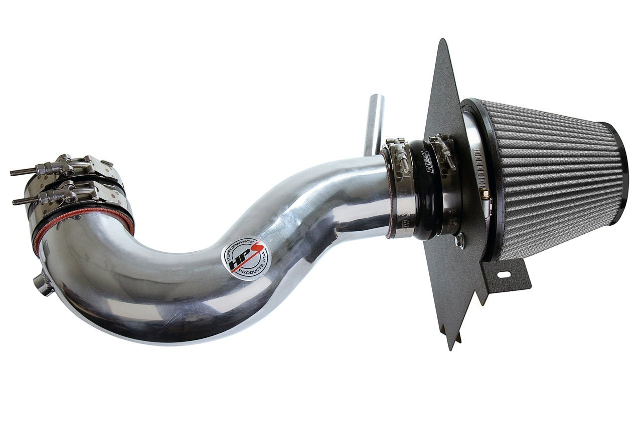 HPS Shortram Air Intake Kit 2006-2010 Dodge Charger 5.7L V8, Includes Heat Shield, Polish
