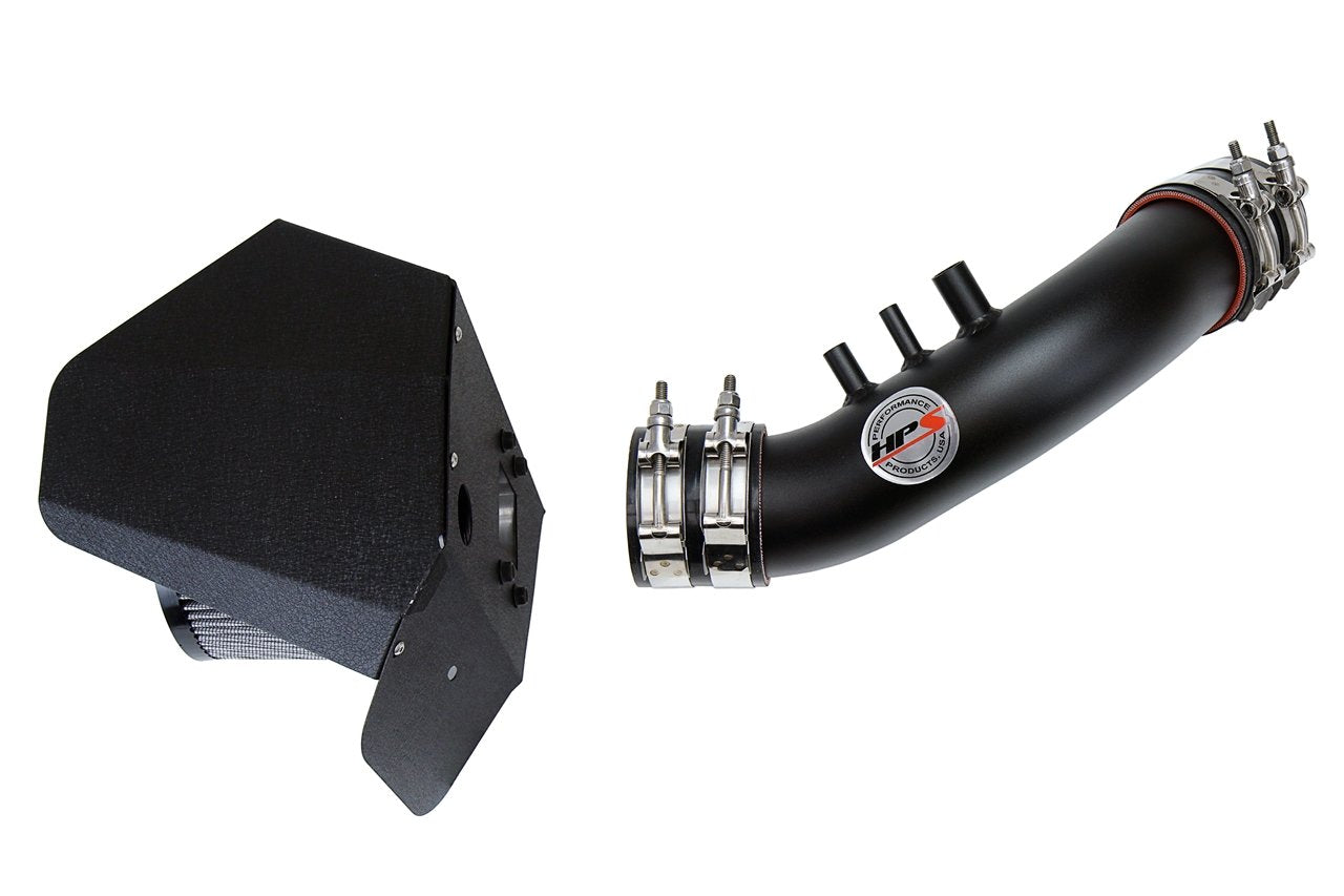 HPS Shortram Air Intake Kit 1989-1995 Toyota Pickup 3.0L V6, Includes Heat Shield, Black