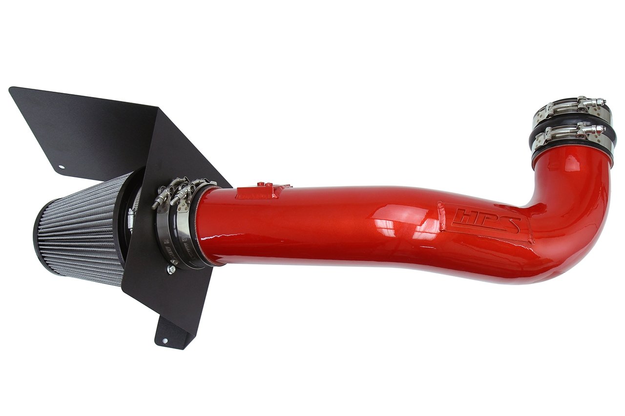 HPS Performance HPS Shortram Air Intake Kit 2009-2014 GMC Yukon 4.8L 5.3L 6.2L V8, Includes Heat Shield, 827-667